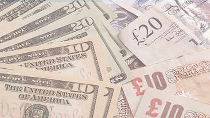 Sterling and Dollar notes