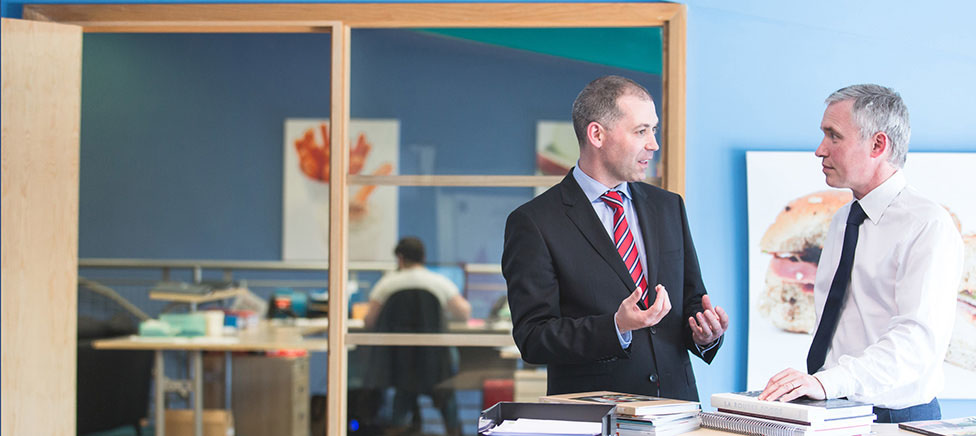 Relationship Manager speaking to customer