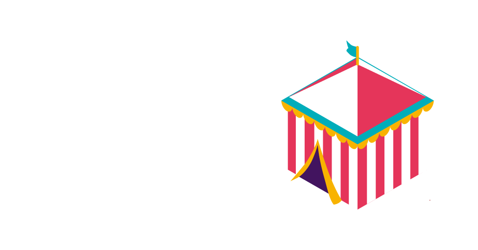 Illustration of a circus tent Illustration of a circus tent