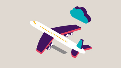 Illustration of a plane Illustration of a plane