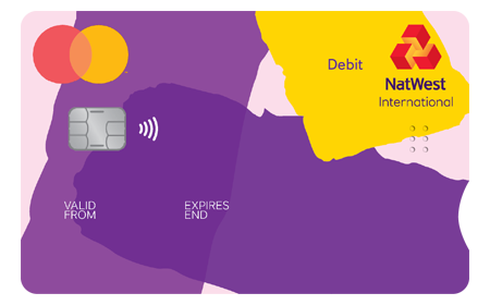 Image of NatWest International debit Mastercard